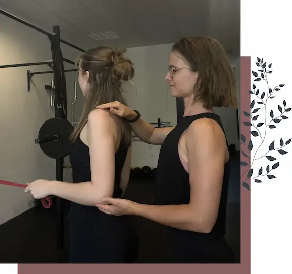 Image of me with my client